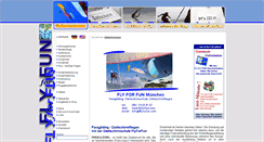 Desktop Screenshot of flyforfun.de