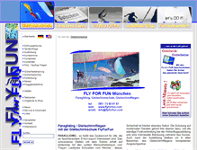Tablet Screenshot of flyforfun.de