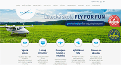 Desktop Screenshot of flyforfun.cz